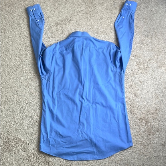 Stafford Blue Dress Shirt Classic Design - Picture 6 of 6